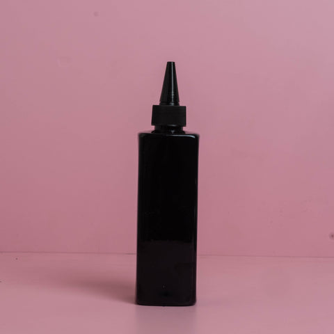 250Ml Square Pet Bottle With Black Applicator