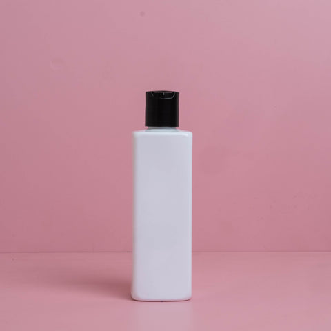 250Ml Square Pet Bottle With Black Press Cap