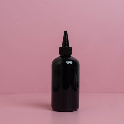 250Ml Short Pet Bottle With Black Applicator