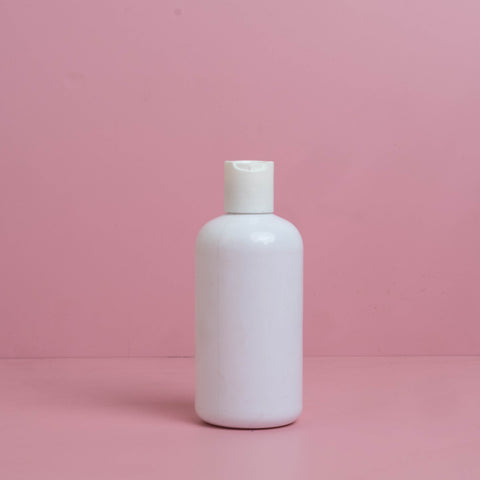 250Ml Short Pet Bottle With White Press Cap