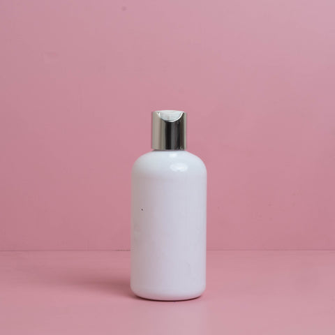 250Ml Short Pet Bottle With Silver Press Cap