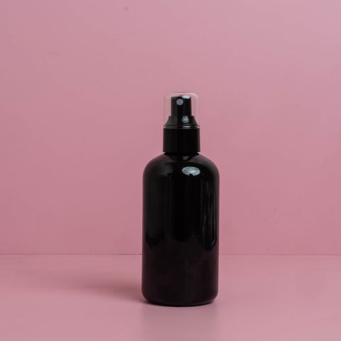 250Ml Short Pet Bottle With Black Mist Spray