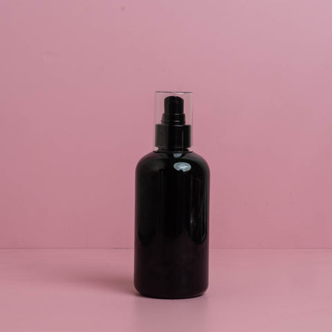 250Ml Short Pet Bottle With Black Treatment Pump