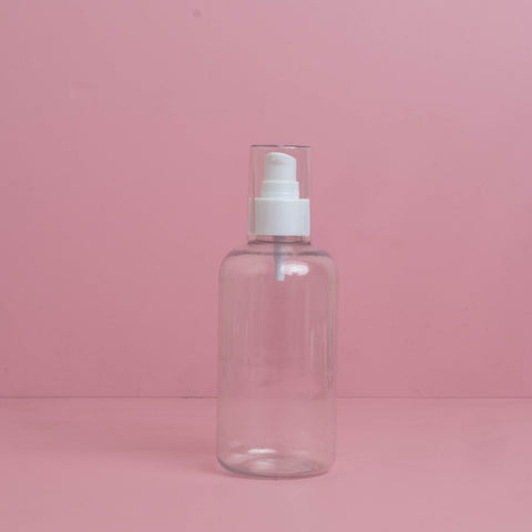 250Ml Short Pet Bottle With White Treatment Pump