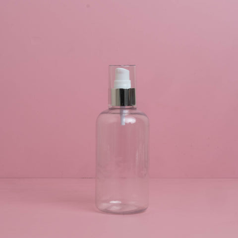 250Ml Short Pet Bottle With Silver Treatment Pump