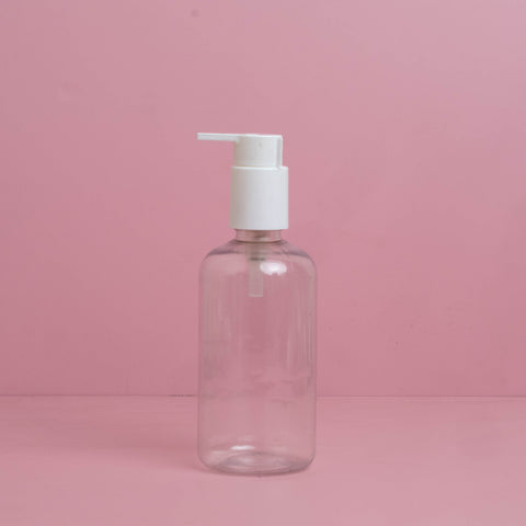 250Ml Short Pet Bottle With New White Lotion Pump