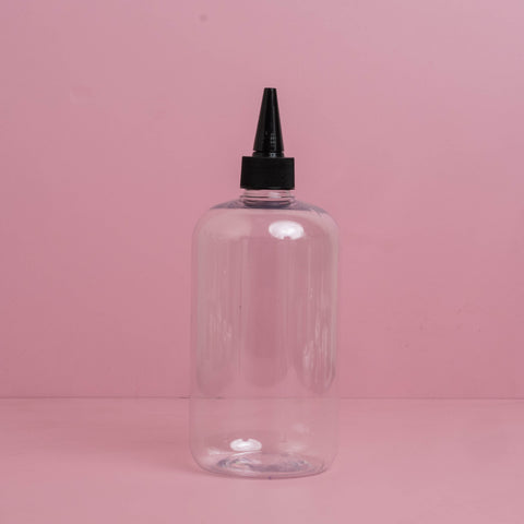 500Ml Short Pet Bottle With Black Applicator