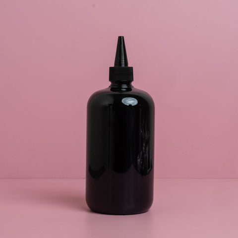 500Ml Short Pet Bottle With Black Applicator