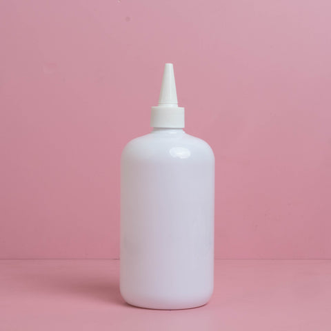 500Ml Short Pet Bottle With White Applicator