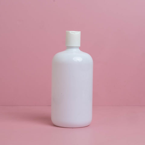 500Ml Short Pet Bottle With White Press Cap