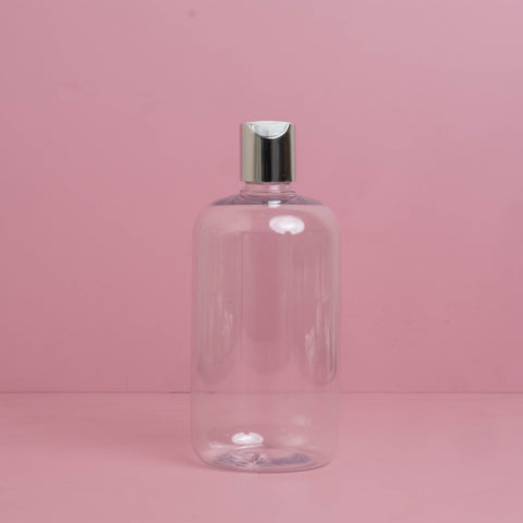 500Ml Short Pet Bottle With Silver Press Cap