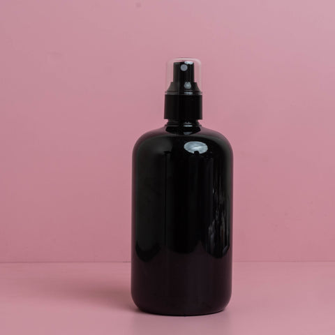 500Ml Short Pet Bottle With Black Mist Spray