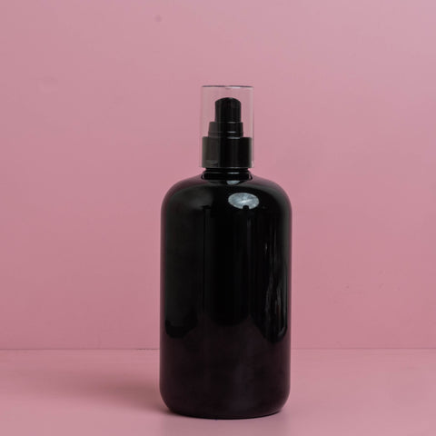 500Ml Short Pet Bottle With Black Treatment Pump