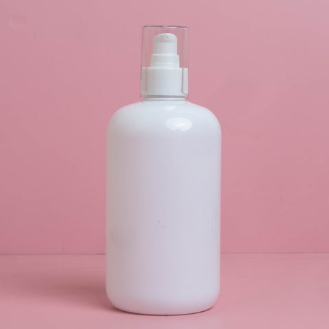 500Ml Short Pet Bottle With White Treatment Pump