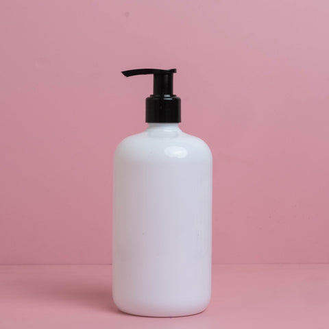 500Ml Short Pet Bottle With Old Black Lotion Pump