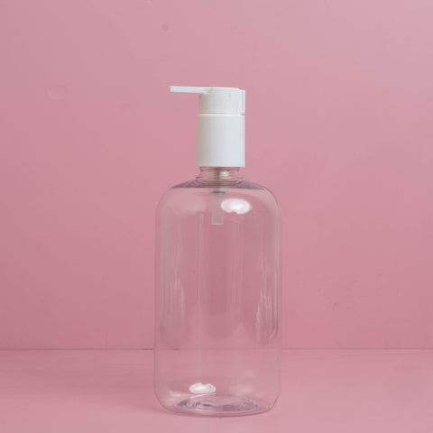 500Ml Short Pet Bottle With New White Lotion Pump