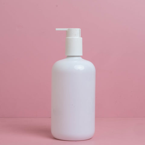 500Ml Short Pet Bottle With New White Lotion Pump