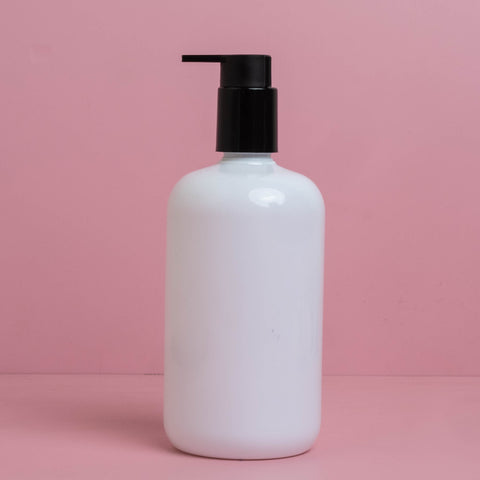 500Ml Short Pet Bottle With New Black Lotion Pump