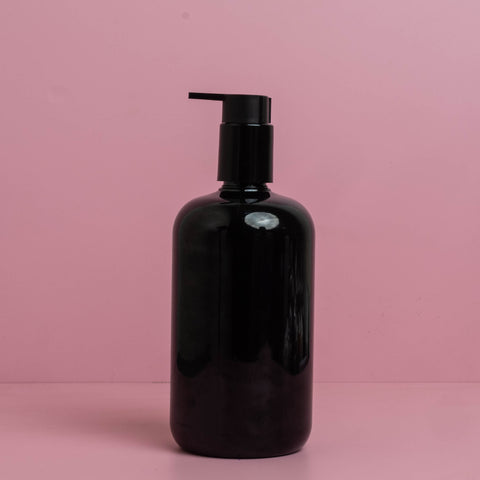 500Ml Short Pet Bottle With New Black Lotion Pump