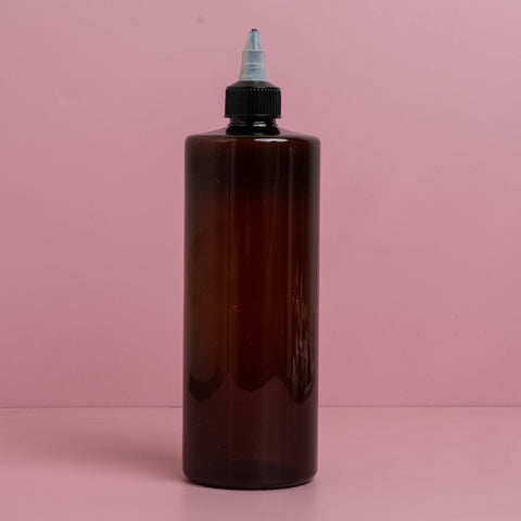 500Ml Tall Pet Bottle With Black Applicator With Clear Top