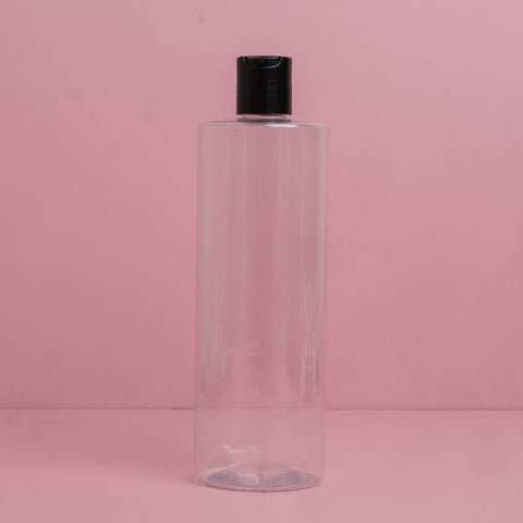 500Ml Tall Pet Bottle With Black Press Cap