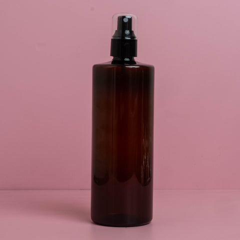 500Ml Tall Pet Bottle With Black Mist Spray