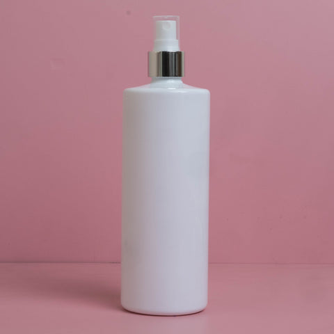 500Ml Tall Pet Bottle With Silver Mist Spray