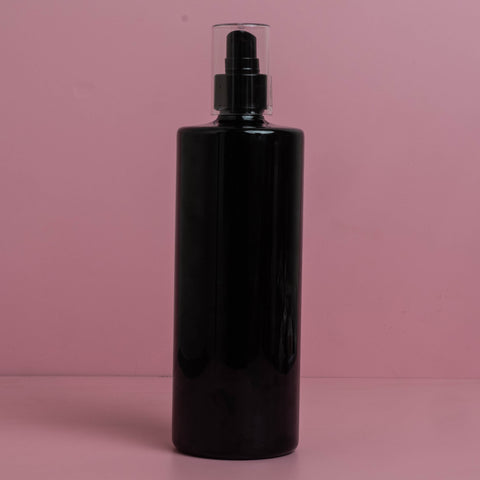 500Ml Tall Pet Bottle With Black Treatment Pump