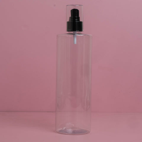 500Ml Tall Pet Bottle With Black Treatment Pump