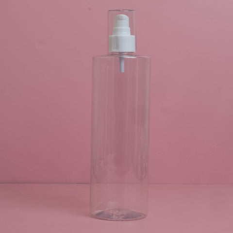 500Ml Tall Pet Bottle With White Treatment Pump