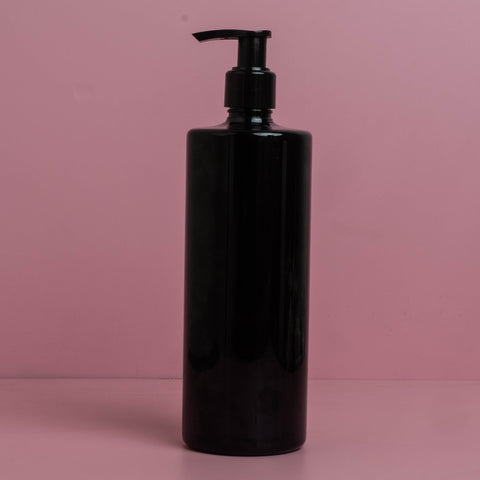 500Ml Tall Pet Bottle With Old Black Lotion Pump