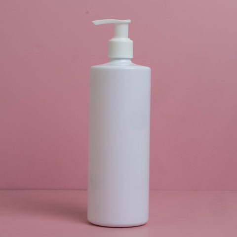 500Ml Tall Pet Bottle With Old White Lotion Pump