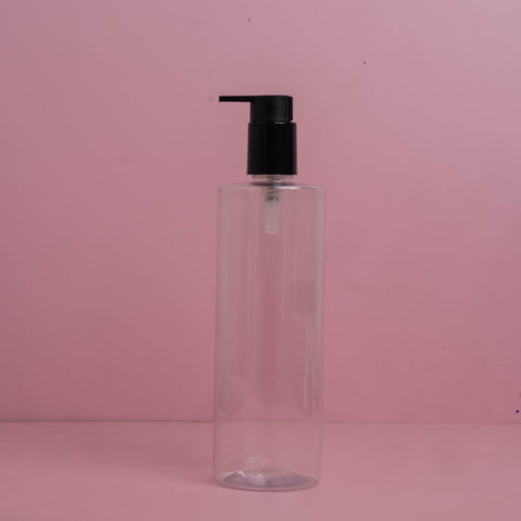 500Ml Tall Pet Bottle With New Black Lotion Pump