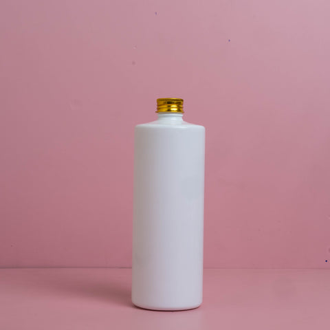 500Ml Tall Pet Bottle With Gold Aluminium Screw Caps