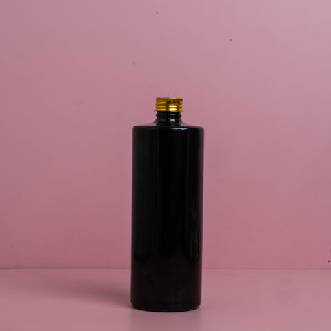 500Ml Tall Pet Bottle With Gold Aluminium Screw Caps