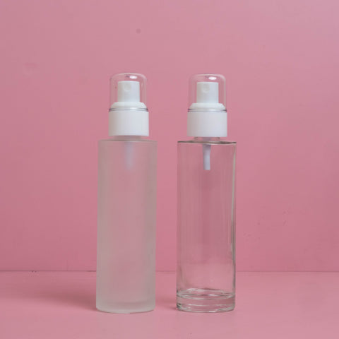 100Ml Glass Bottle With White Mist Sprayer