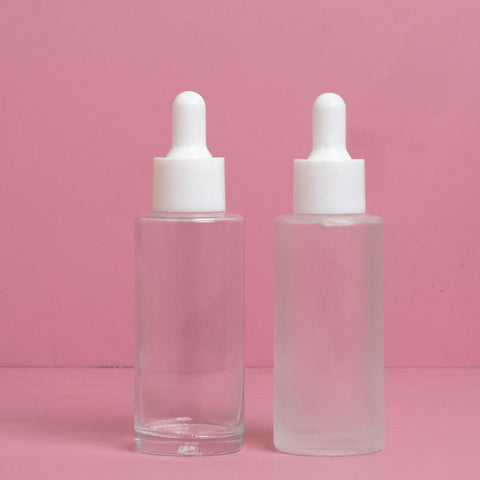 50Ml Glass Bottle With Plain White Dropper