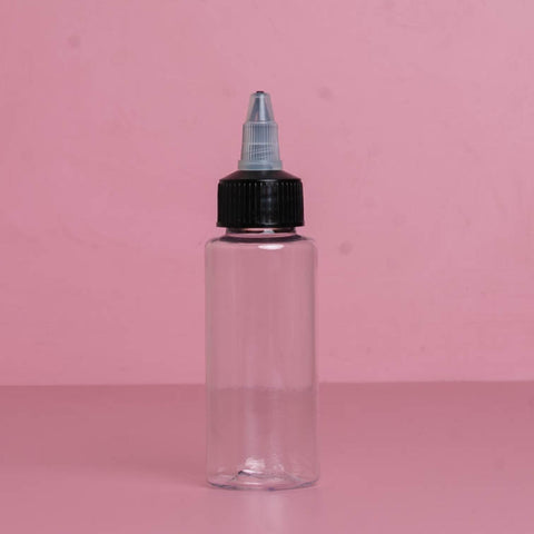 60Ml Pet Bottle With Black Applicator With Clear Top