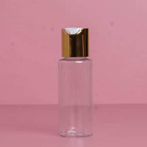 60Ml Pet Bottle With Gold Press Cap