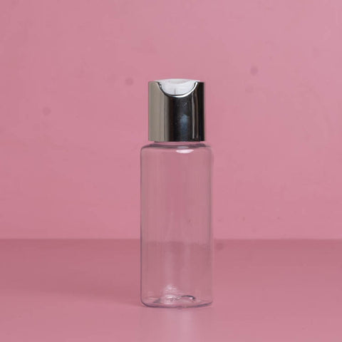 60Ml Pet Bottle With Silver Press Cap