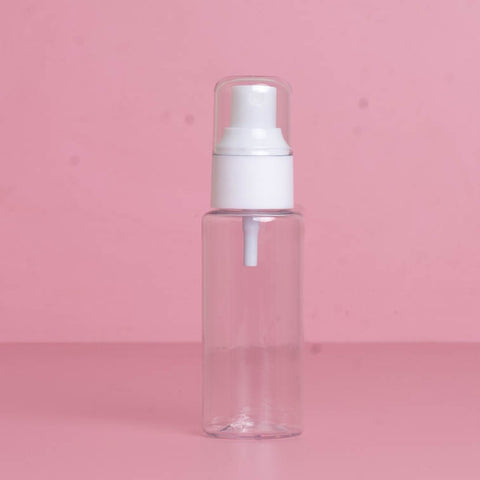 60Ml Pet Bottle With White Mist Sprayer