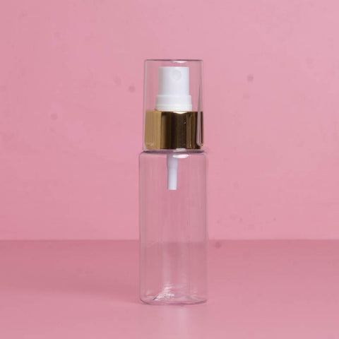 60Ml Pet Bottle With Gold Mist Sprayer