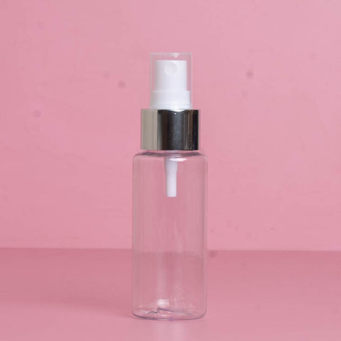 60Ml Pet Bottle With Silver Mist Sprayer