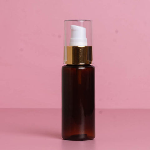 60Ml Pet Bottle With Gold Treatment Pump