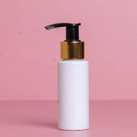 60Ml Pet Bottle With Old Gold Black Lotion Pump