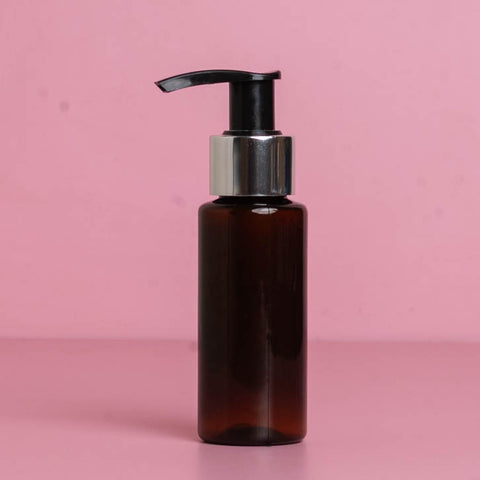 60Ml Pet Bottle With Silver Black Lotion Pump