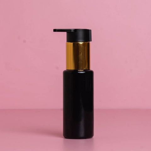 60Ml Pet Bottle With New Gold & Black Lotion Pump