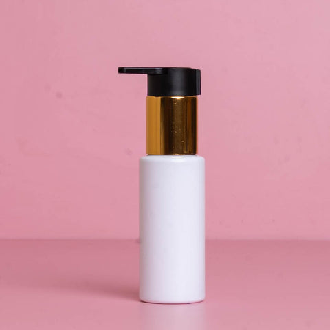 60Ml Pet Bottle With New Gold & Black Lotion Pump