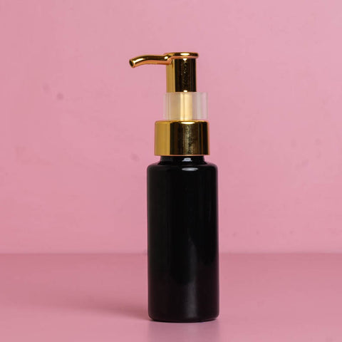 60Ml Pet Bottle With All Gold Lotion Pump