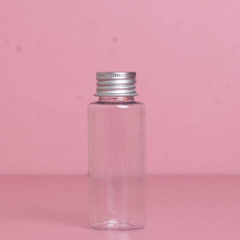 60Ml Pet Bottle With Silver Aluminium Screw Cap